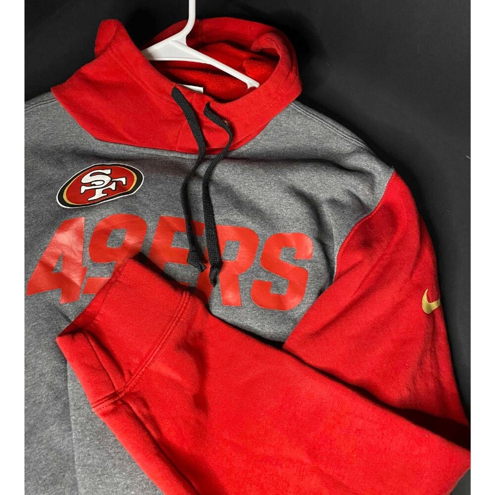 Nike x NFL San Francisco 49ers Surrey Legacy Pullover Hoodie Mens M - Picture 1 of 6